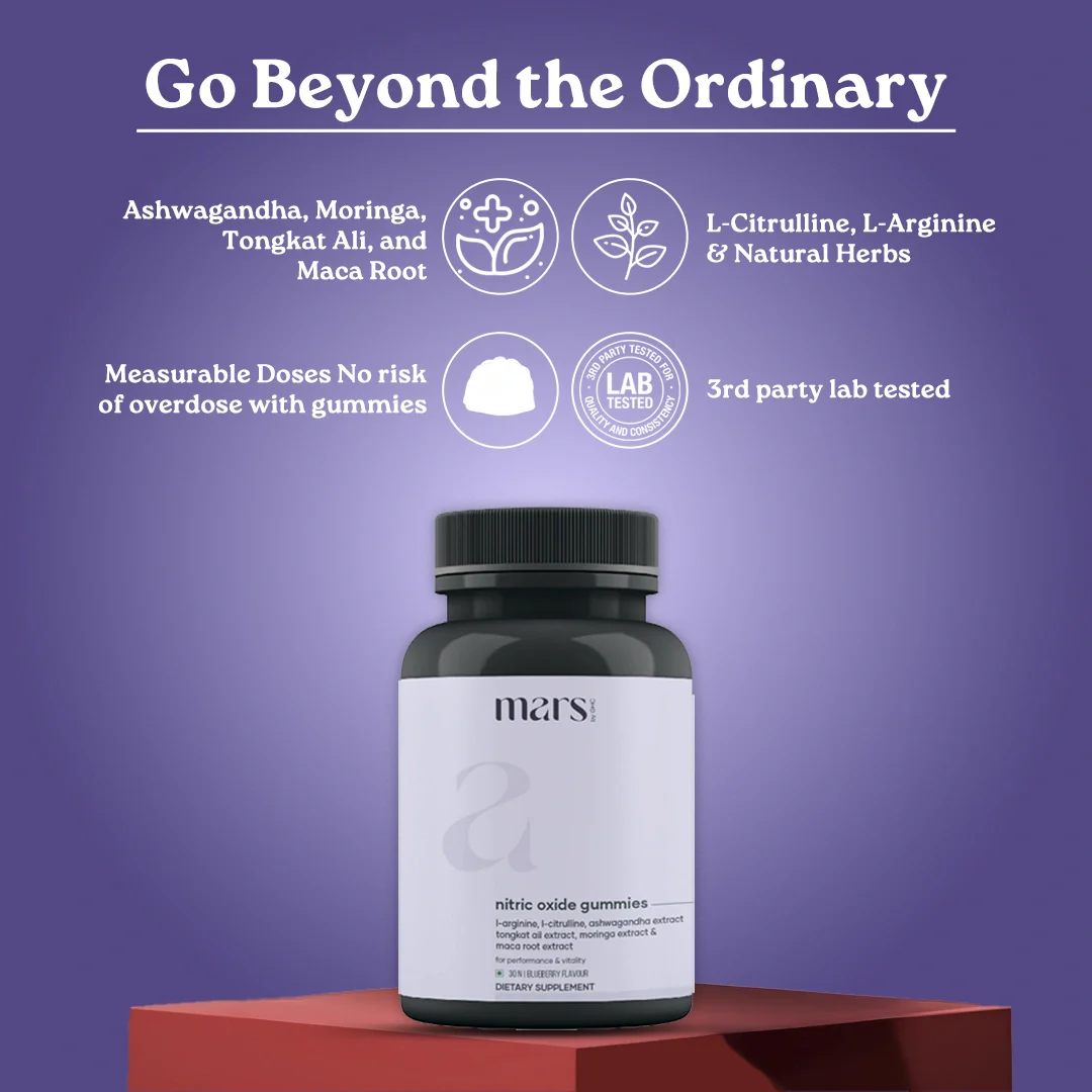 Mars Nitric Oxide Gummies: Boost Performance, T-Levels & Blood Flow for Maximum Energy and Vitality - Image 4